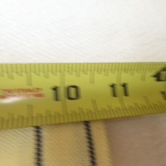 Titleist Butter Yellow Striped Pique Polo Size L Cotton - Picture 10 of 11